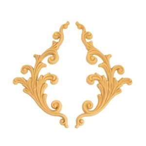 Coppia di Fregi FlexyWood Pair Curls