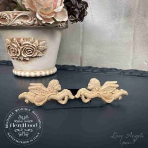Coppia di fregi FlexyWood Love Angels