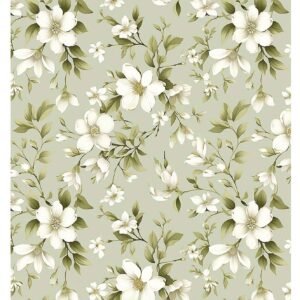 La raffinata carta decoupage Bollorè "FIORELLINI BASE CHIARO"