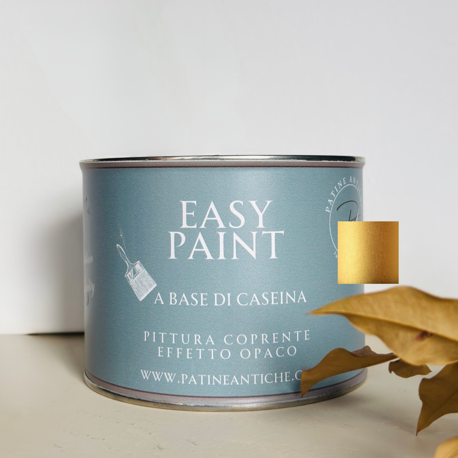La variante ORO CALDO PA-33C-817-B/501M della vernice a base di caseina EASY PAINT
