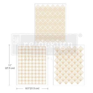 Il transfer per mobili Re-Design “GOLDEN ART DECO"