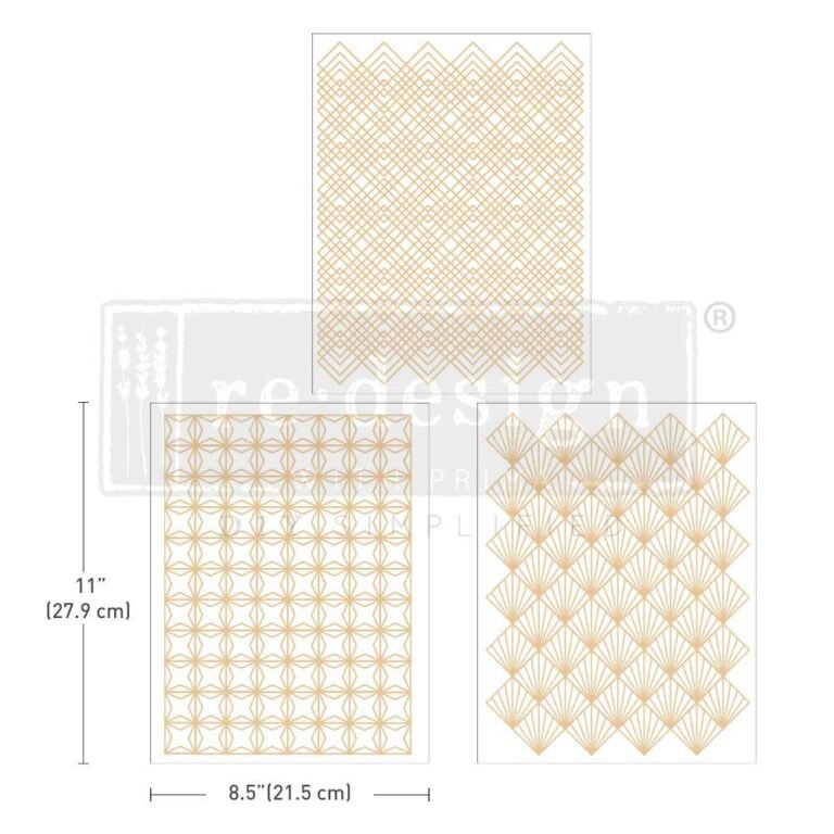 Il transfer per mobili Re-Design “GOLDEN ART DECO"